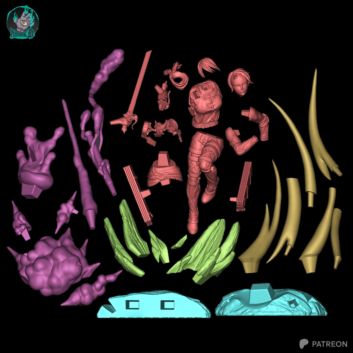 Mikasa | Attack on Titan | Handcrafted Figure