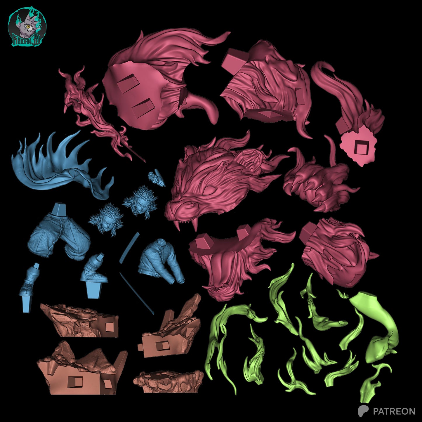 Kyojuro Rengoku | Demon Slayer | Handcrafted Figure