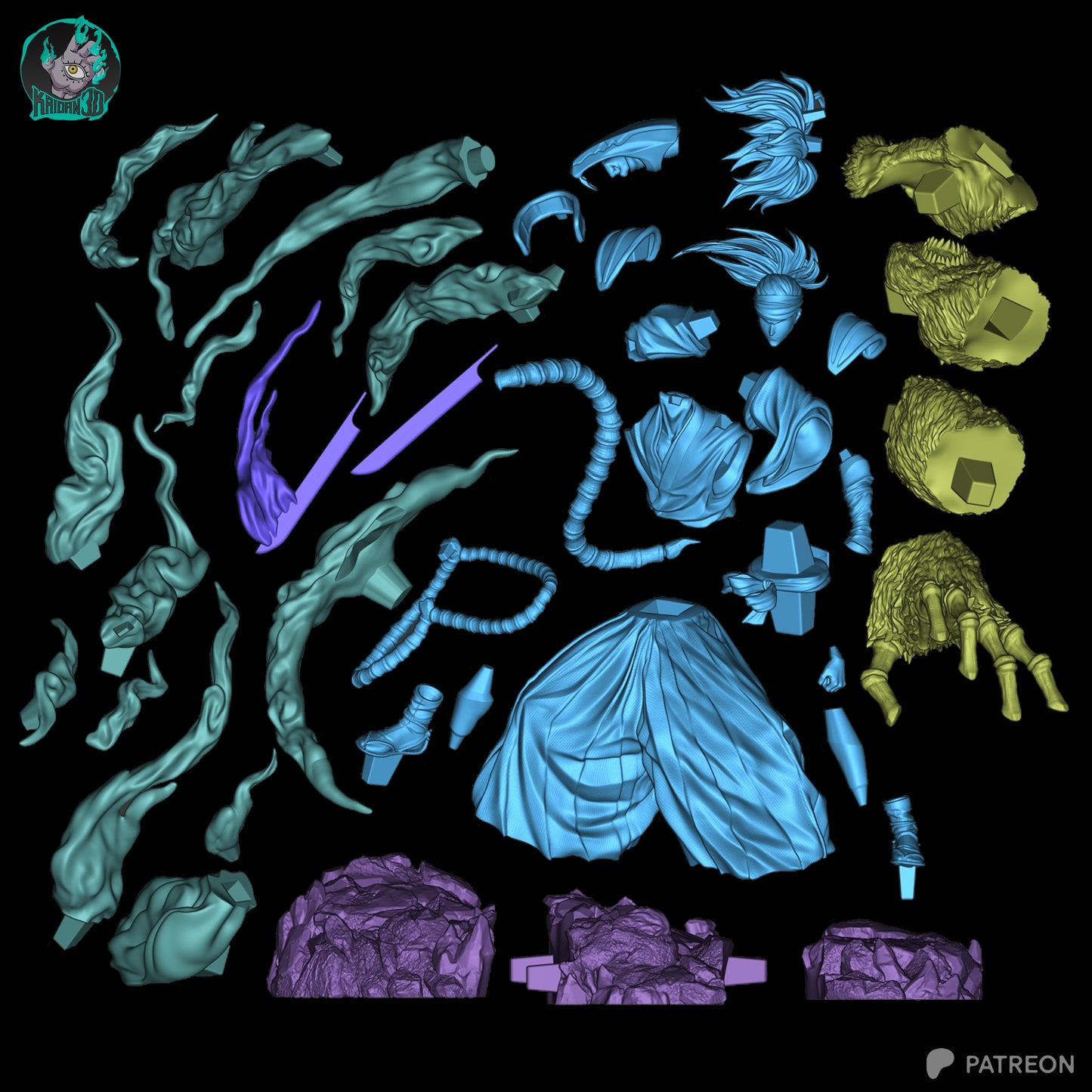 Renji True Bankai | Bleach | Handcrafted Figure