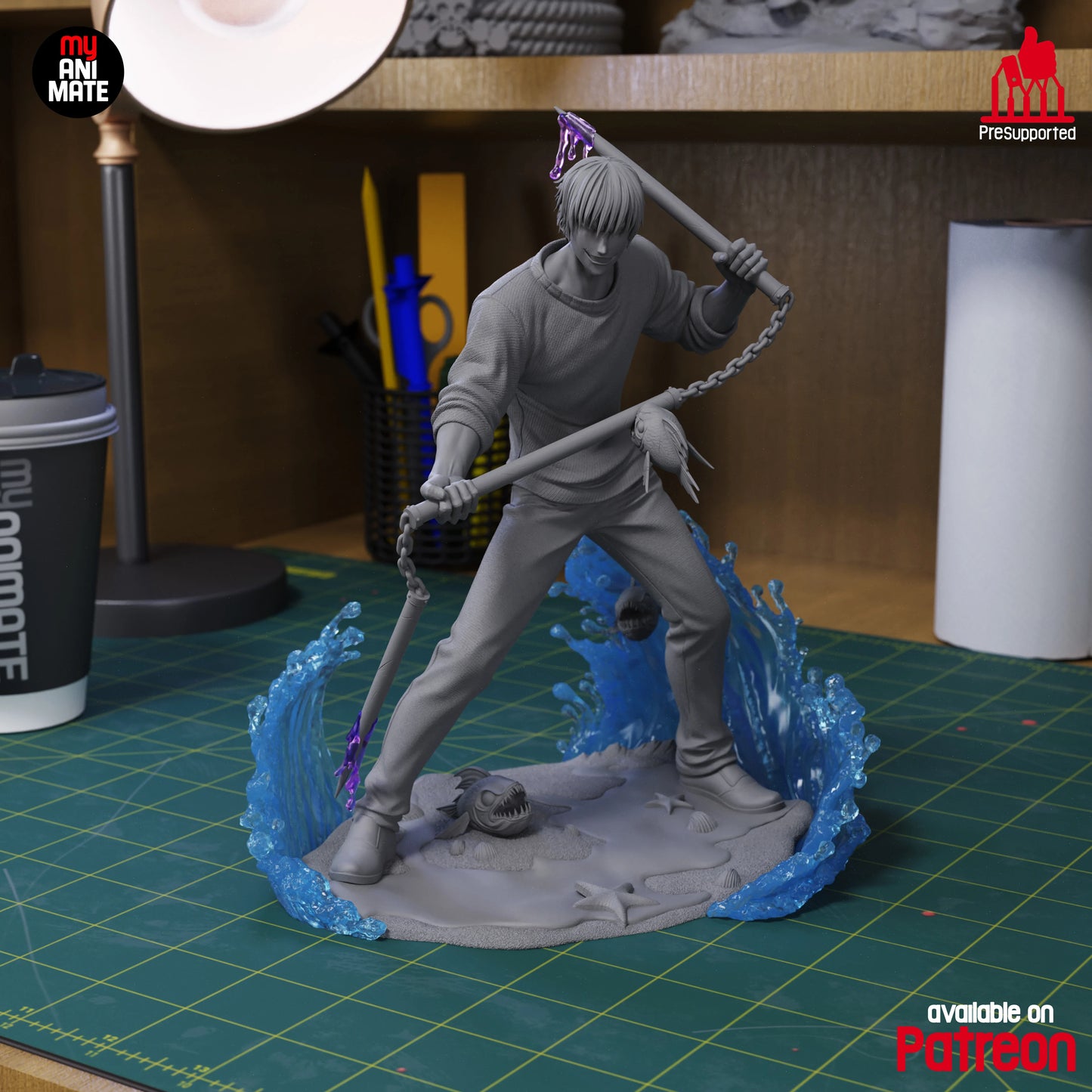Toji Zenin | Jujutsu Kaisen | Handcrafted Figure