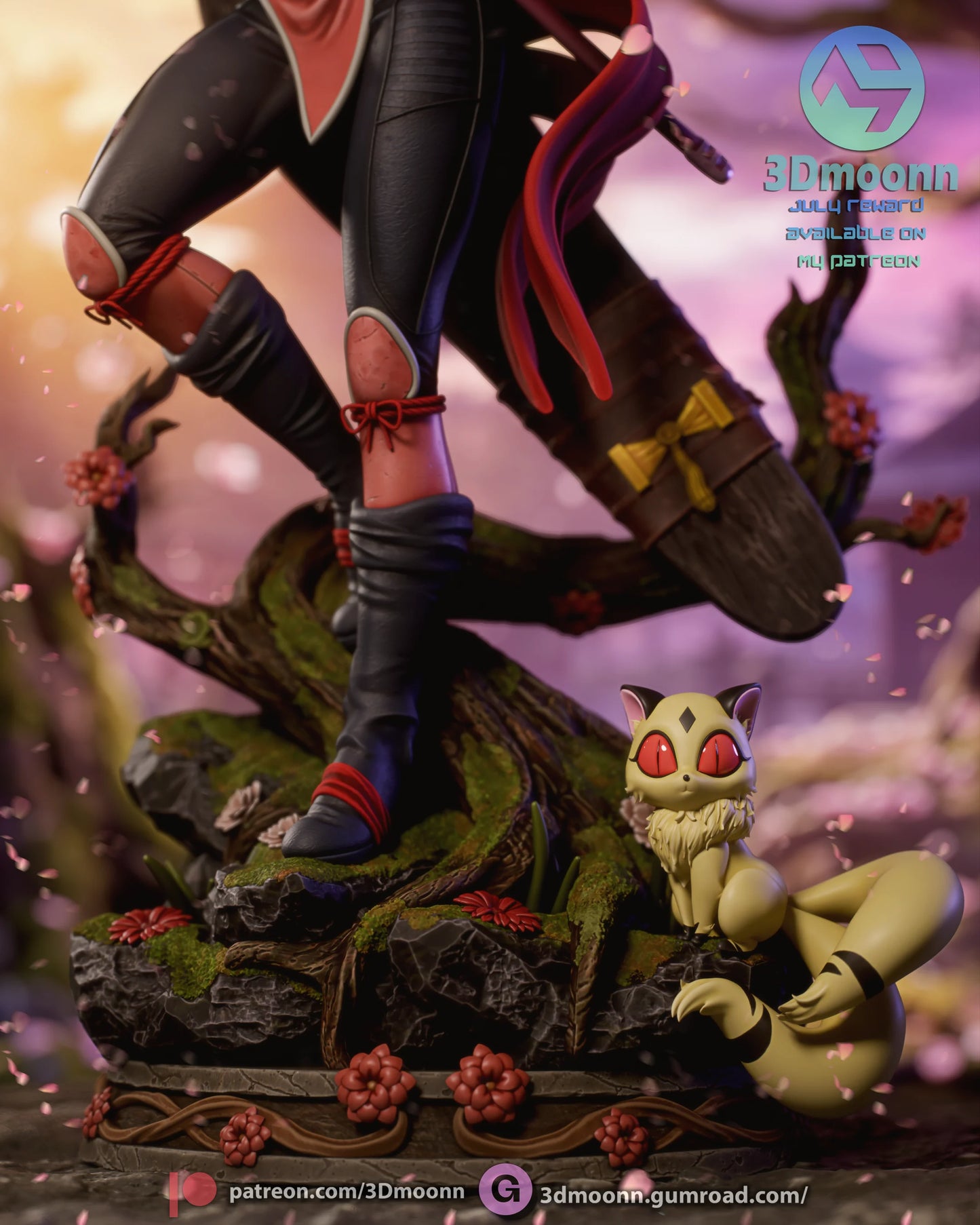 Demon Huntress | Handcrafted Figure