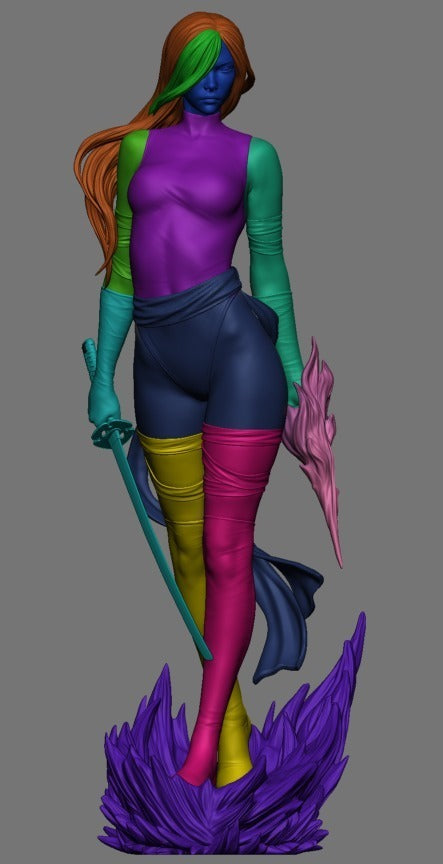 Psychic Blade Warrior | Handcrafted Figure