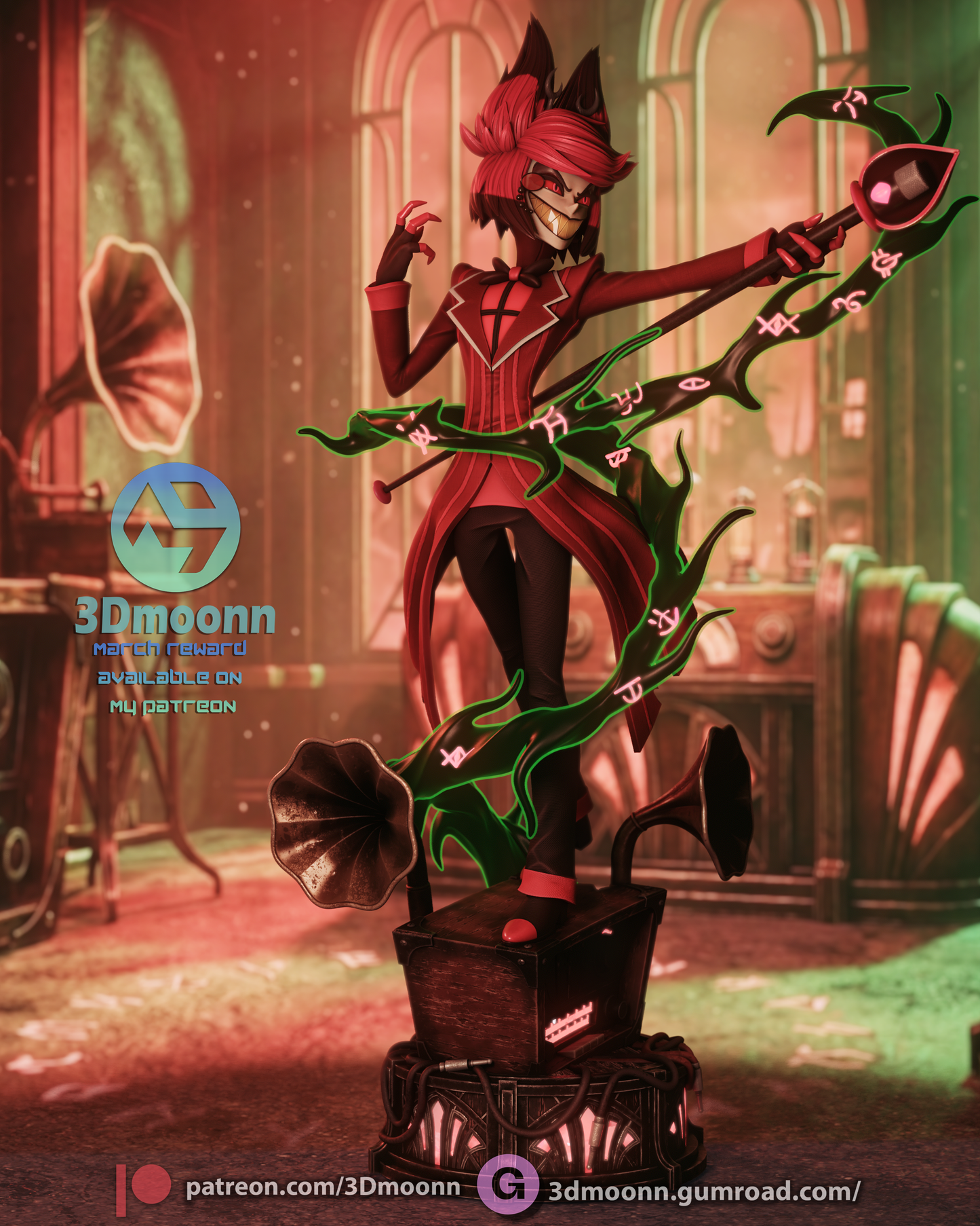 Alastor | Hazbin Hotel | Handcrafted Figure