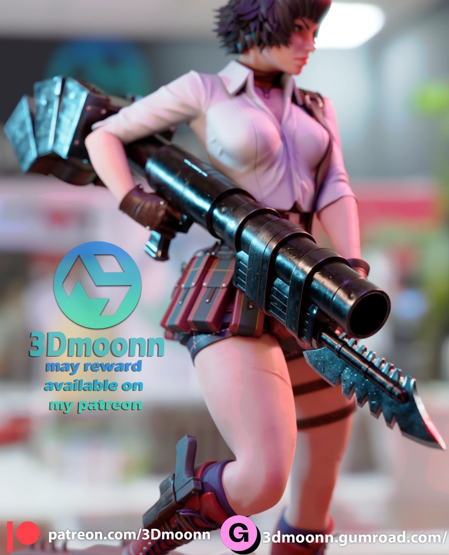 Lady | Devil May Cry 3 | Handcrafted Figure