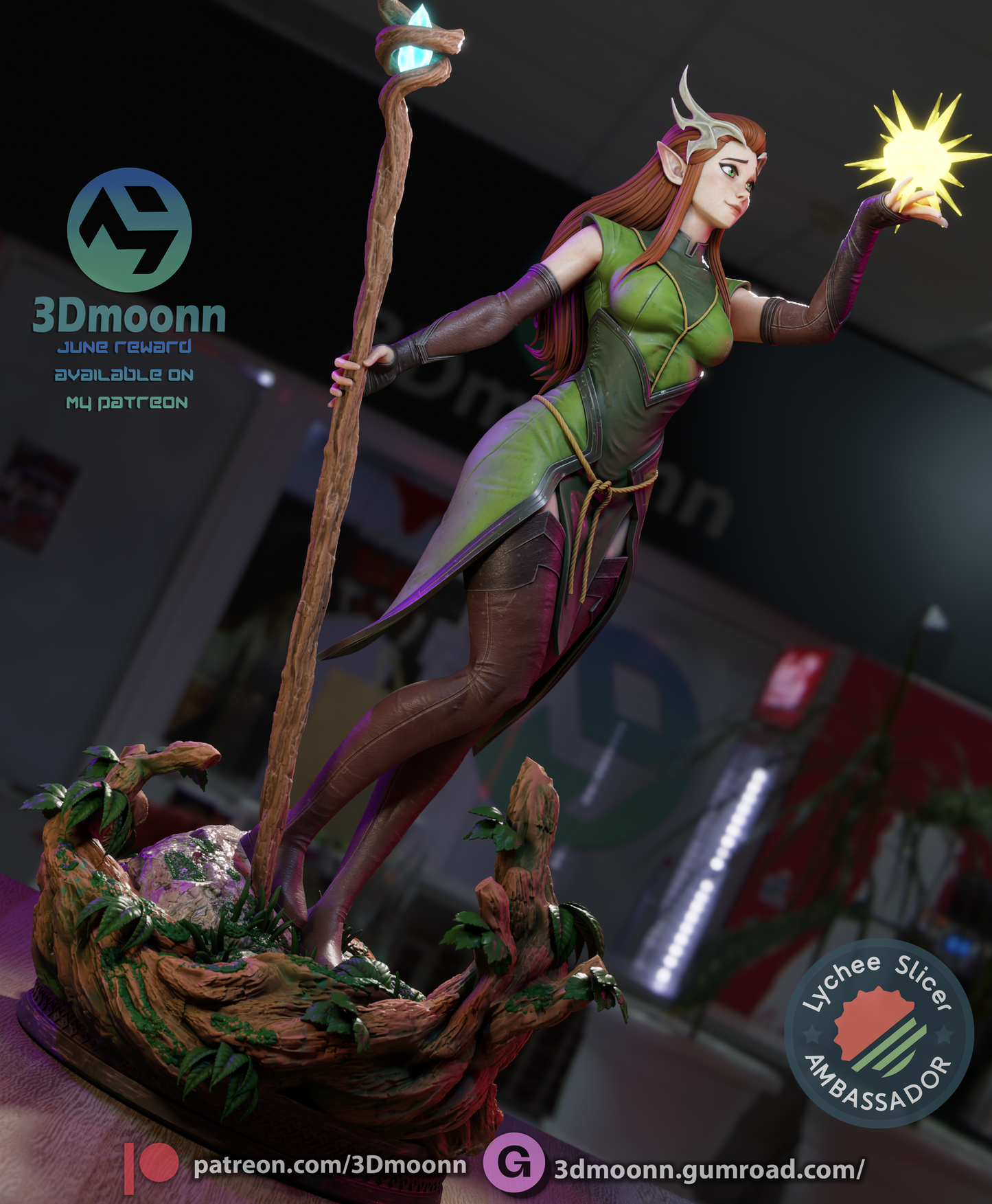 Keyleth | Vox Machina | Handcrafted Figure