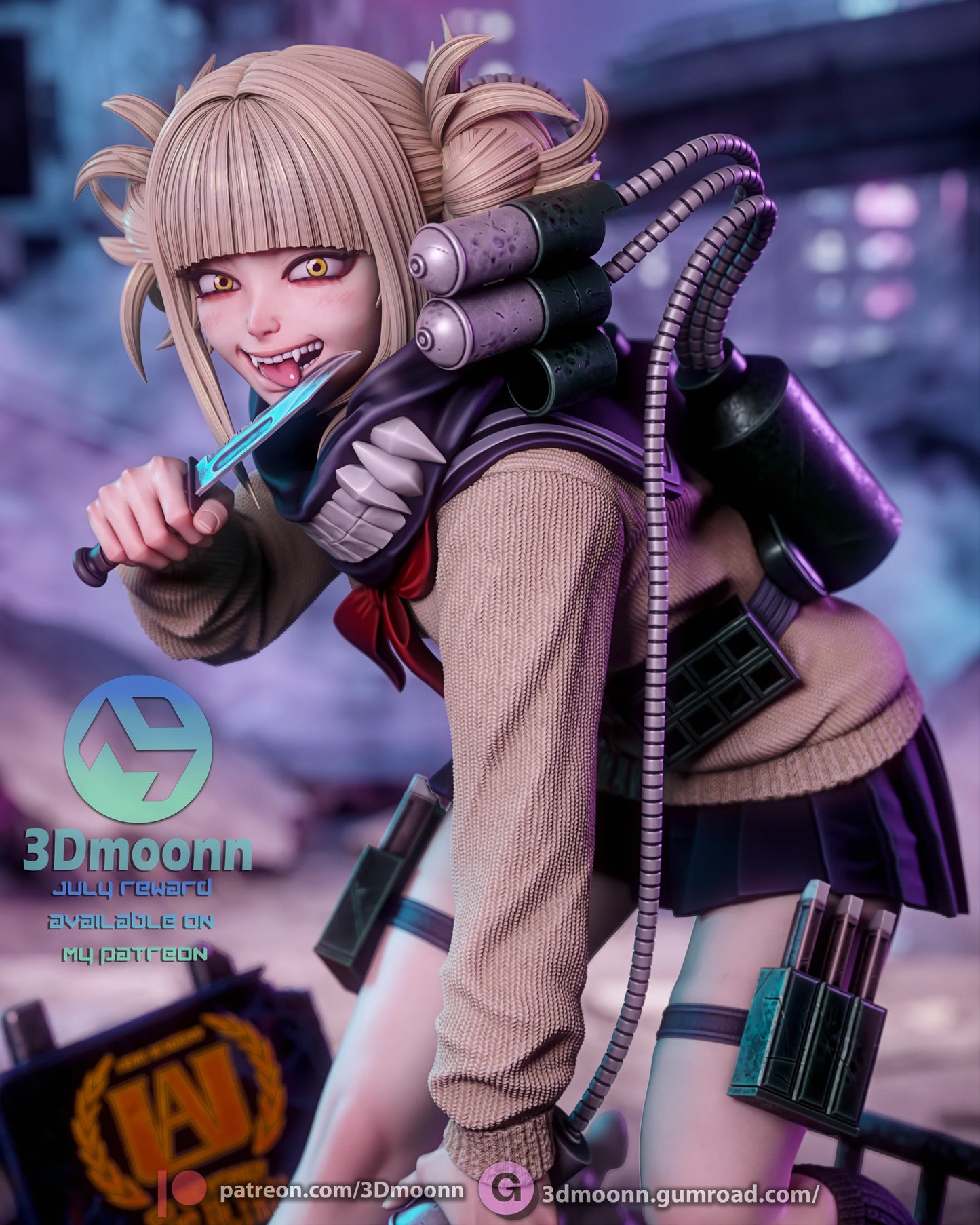 Blood Smile Girl | Handcrafted Figure