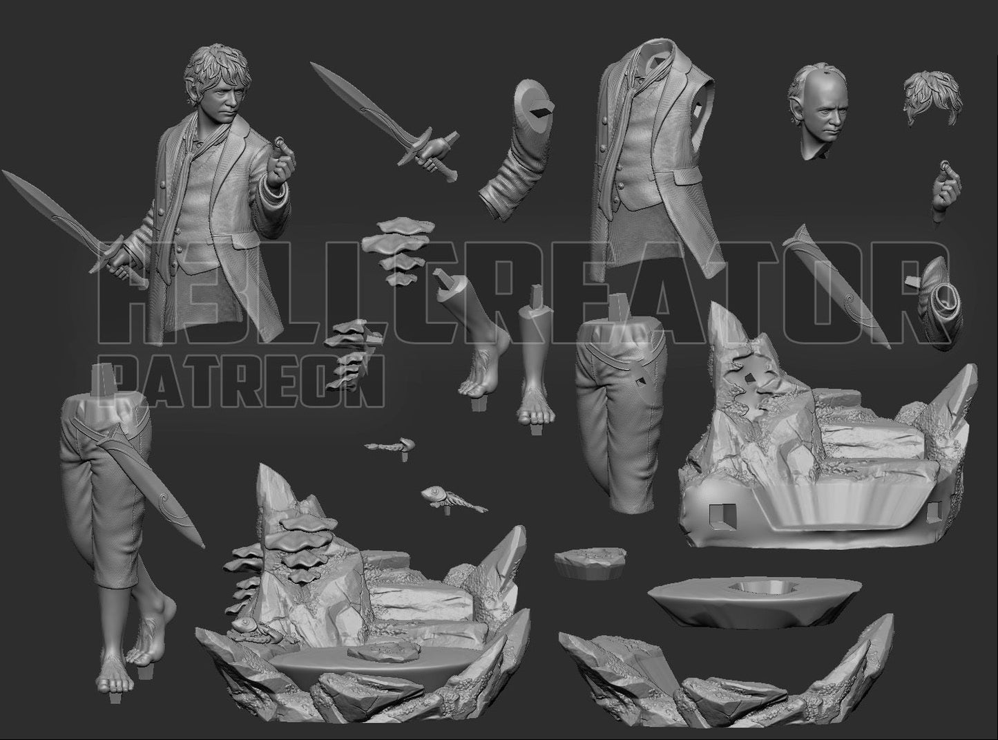 Bilbo Baggins | The Hobbit | Handcrafted Figure