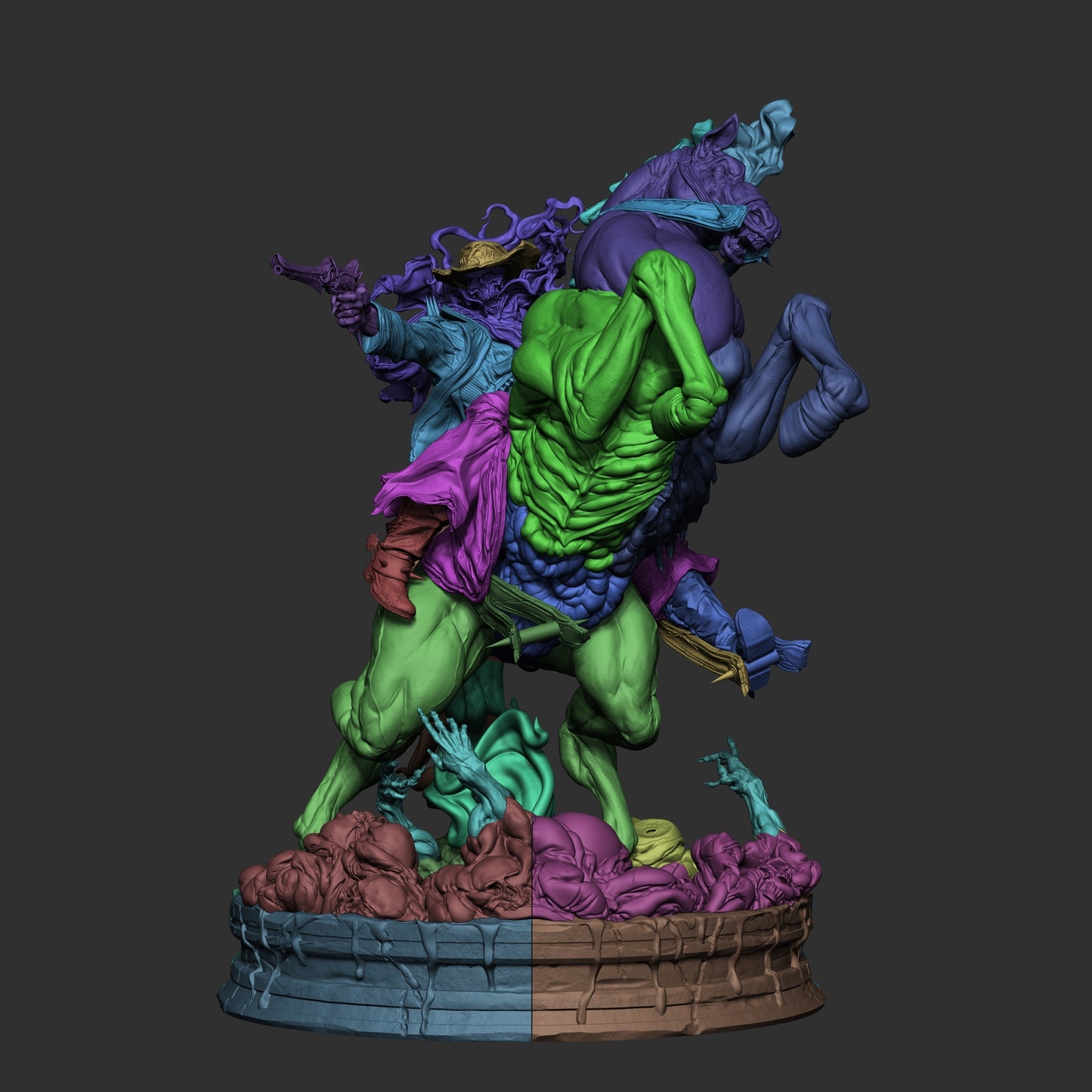 Cursed Frontier Rider | Handcrafted Figure