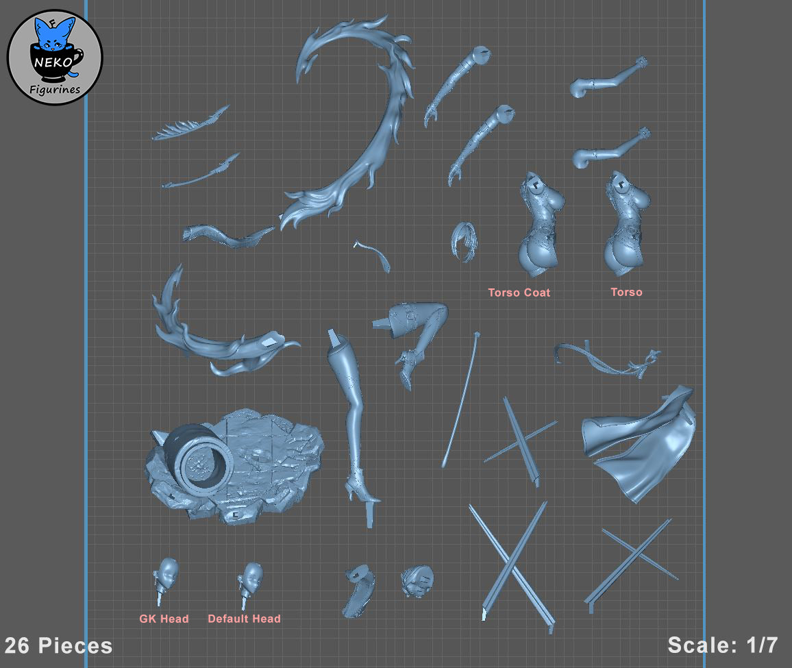 Evelyn | Zenless Zone Zero (ZZZ) | Handcrafted Figure