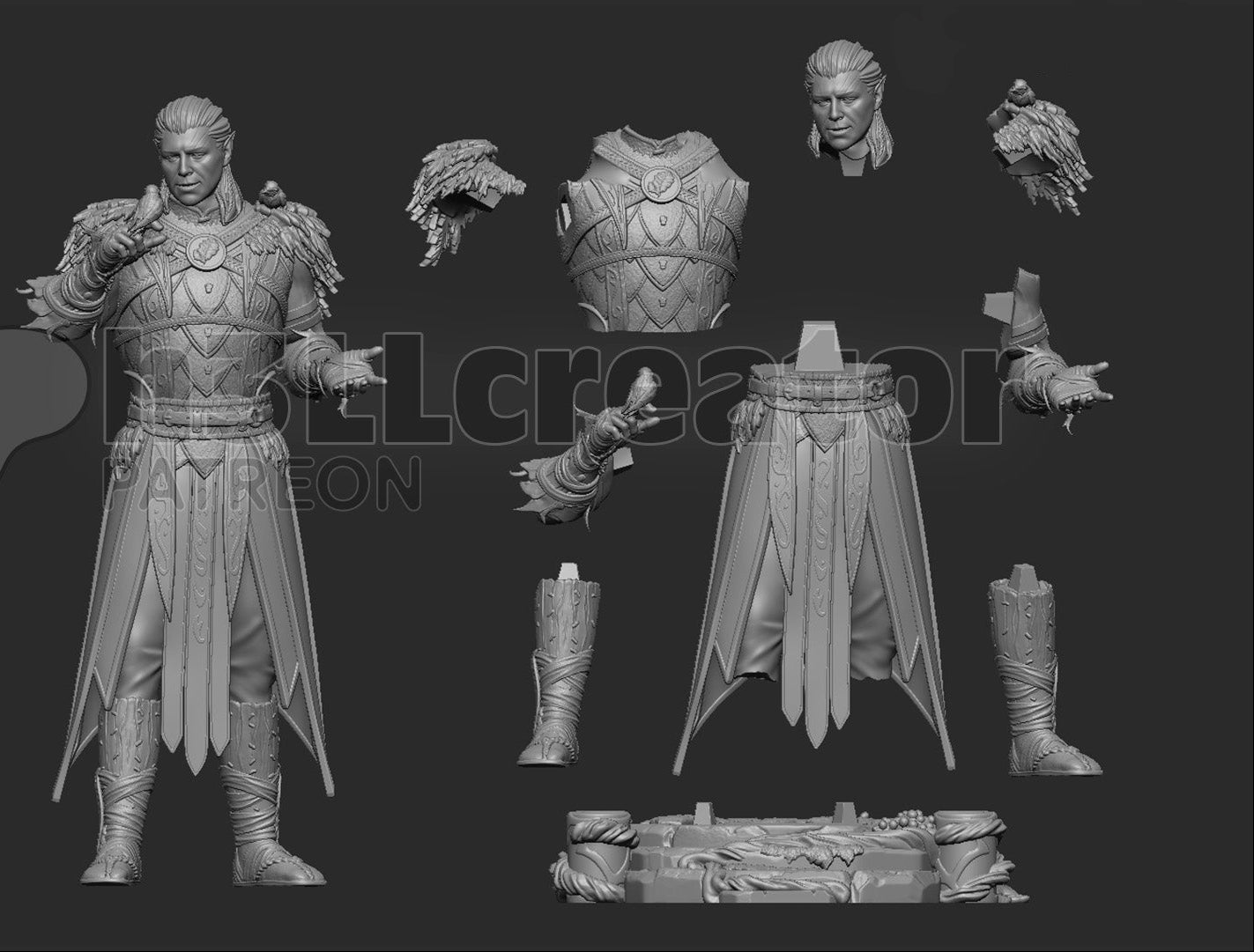 Halsin | Baldur's Gate 3 | Handcrafted Figure