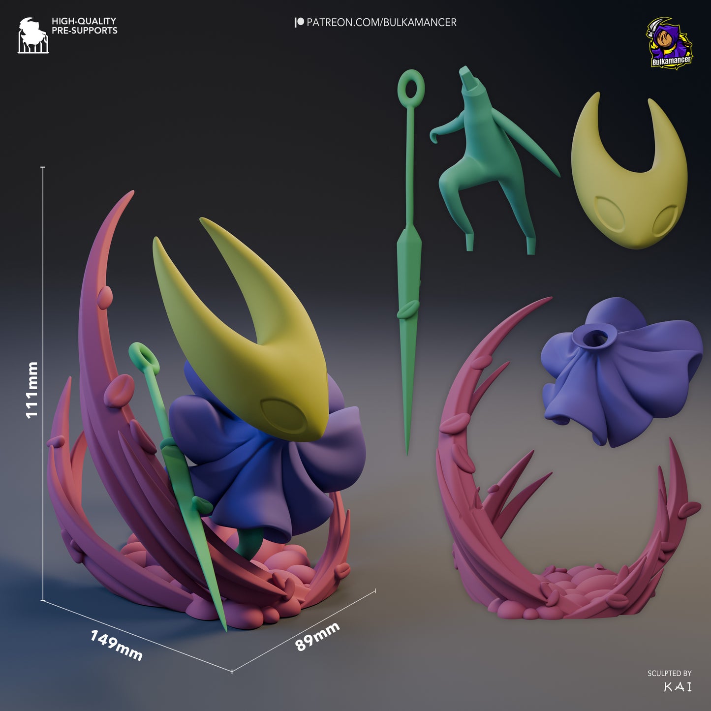 Hornet | Hollow Knight Silksong| Handcrafted Figure