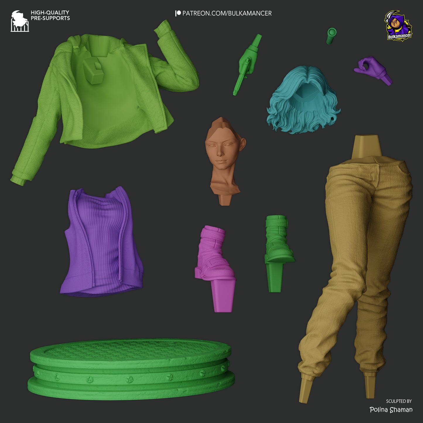 Grace FBI Agent | Survival Horror Game | Handcrafted Figure