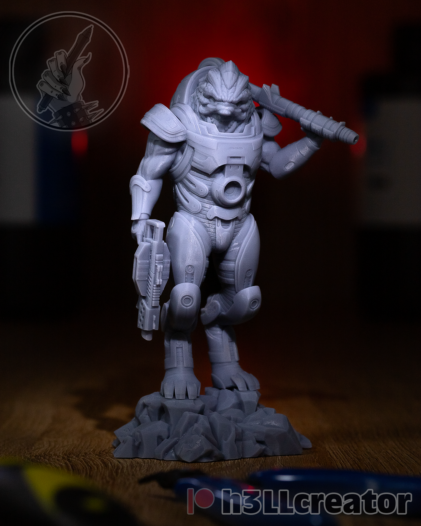 Grunt | Mass Effect | Handcrafted Figure