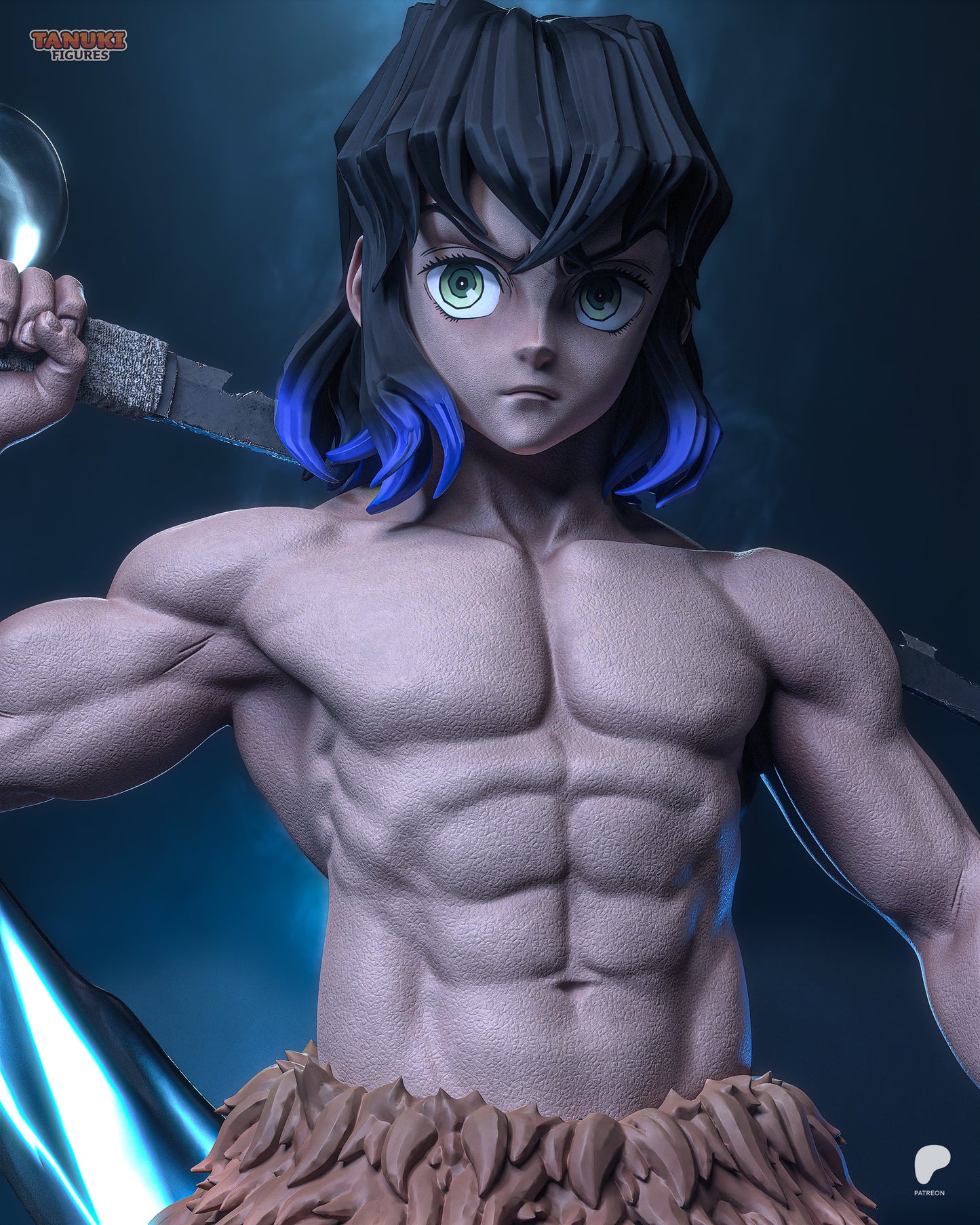 Inosuke Hashibira | Demon Slayer | Handcrafted Figure