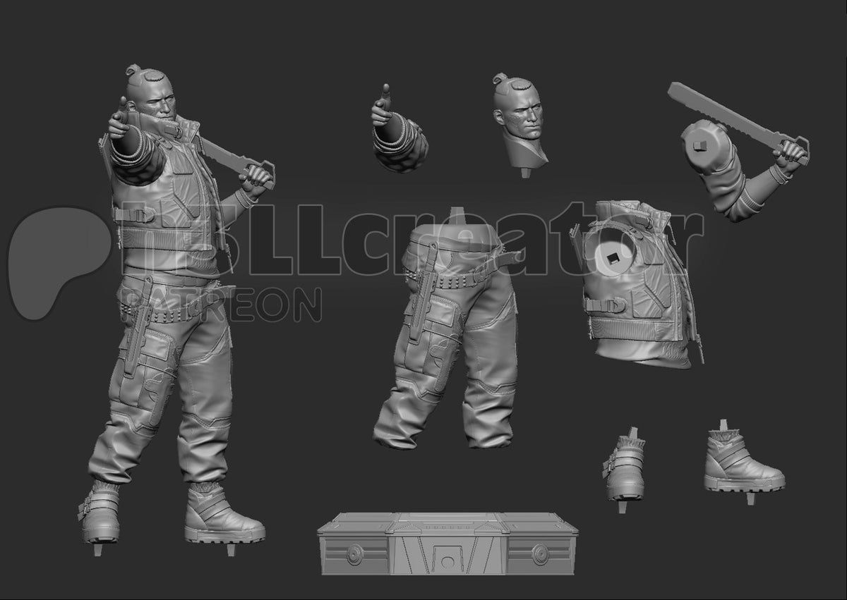 Street Mercenary | Handcrafted Figure