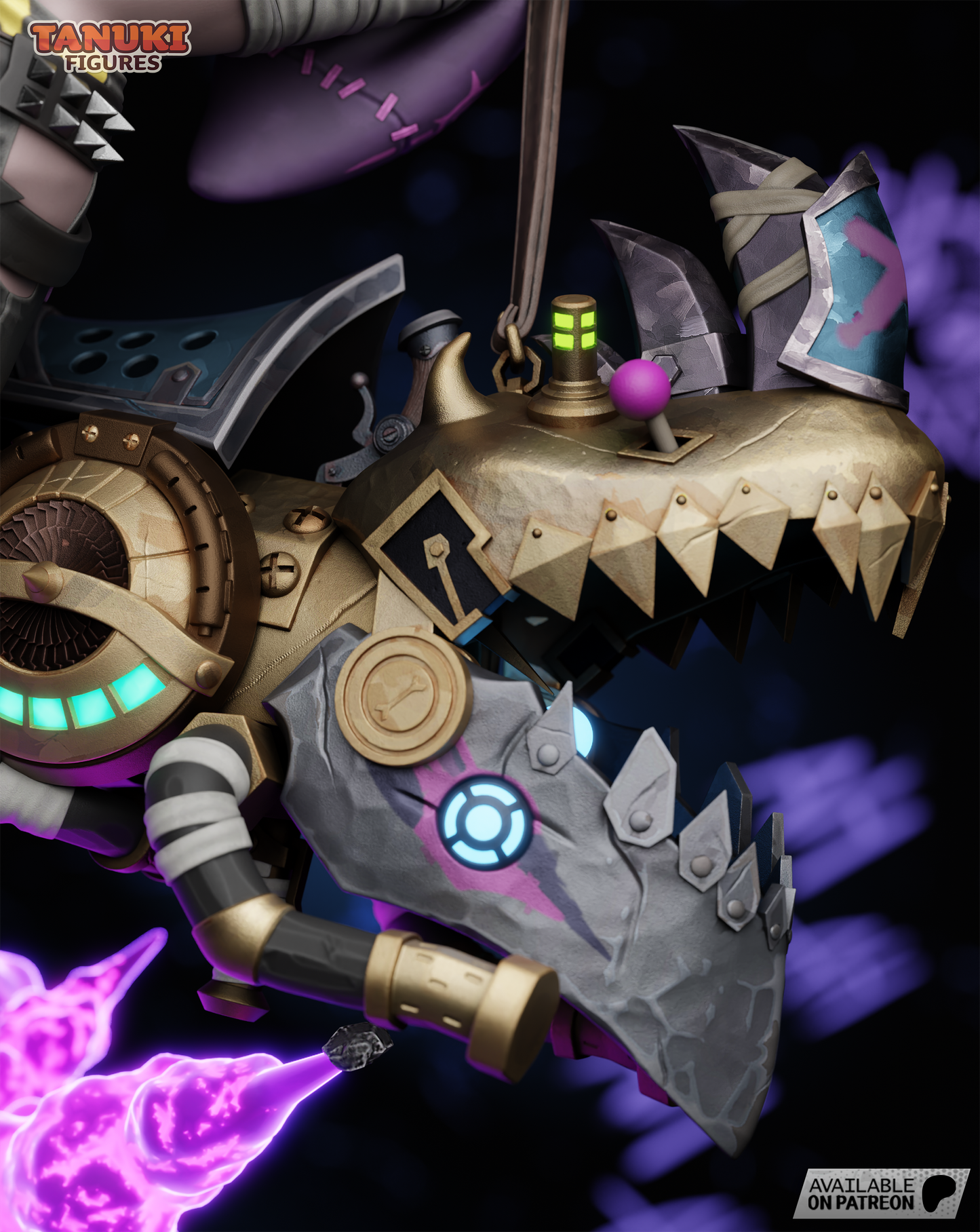 Jinx | League of Legends | Handcrafted Figure
