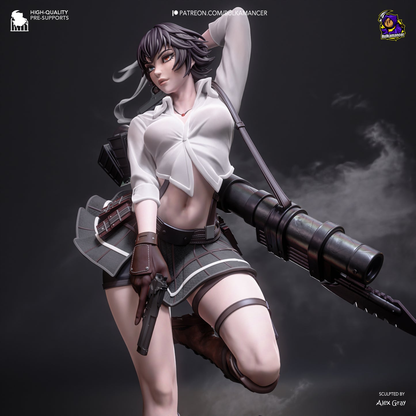 Lady | Devil May Cry 3 | Handcrafted Figure
