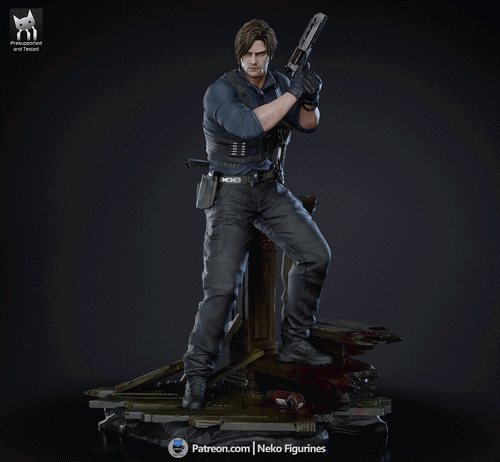 Kennedy | Survival Horror Game | Handcrafted Figure