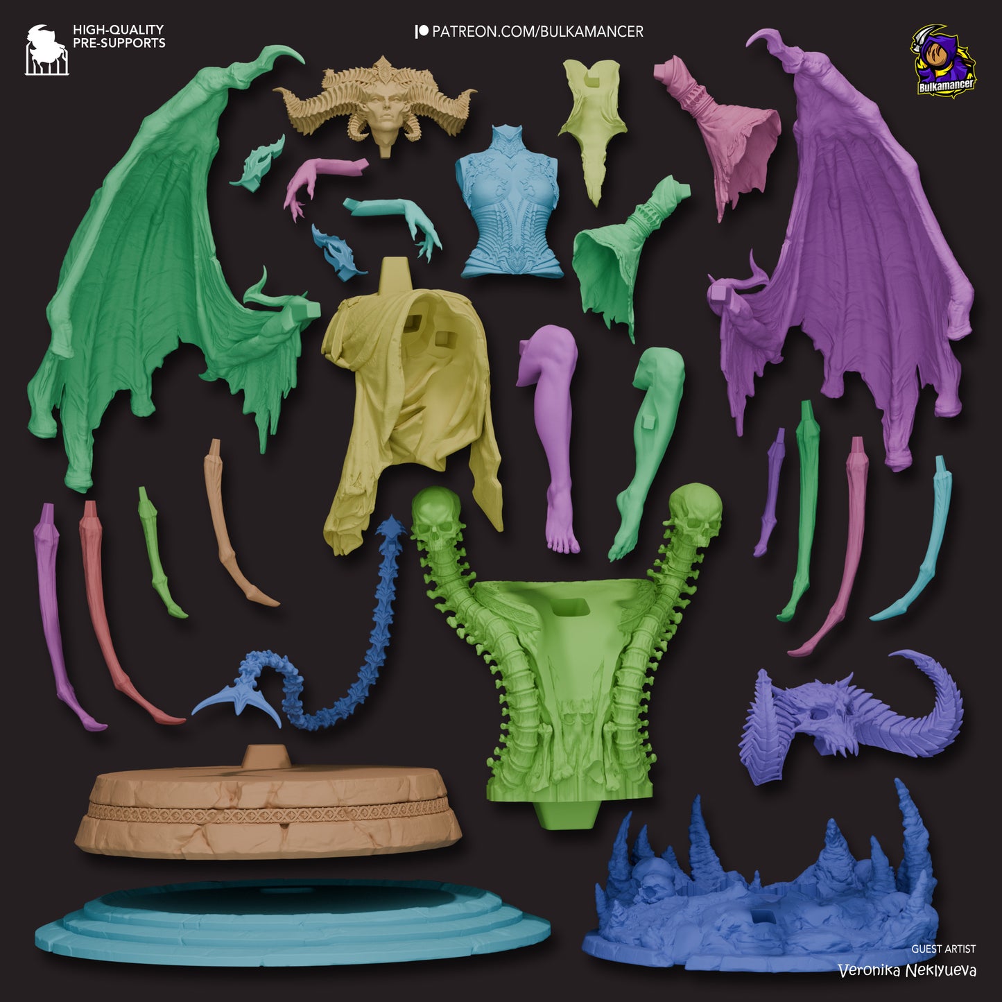 Lilith | Diablo IV | Handcrafted Figure