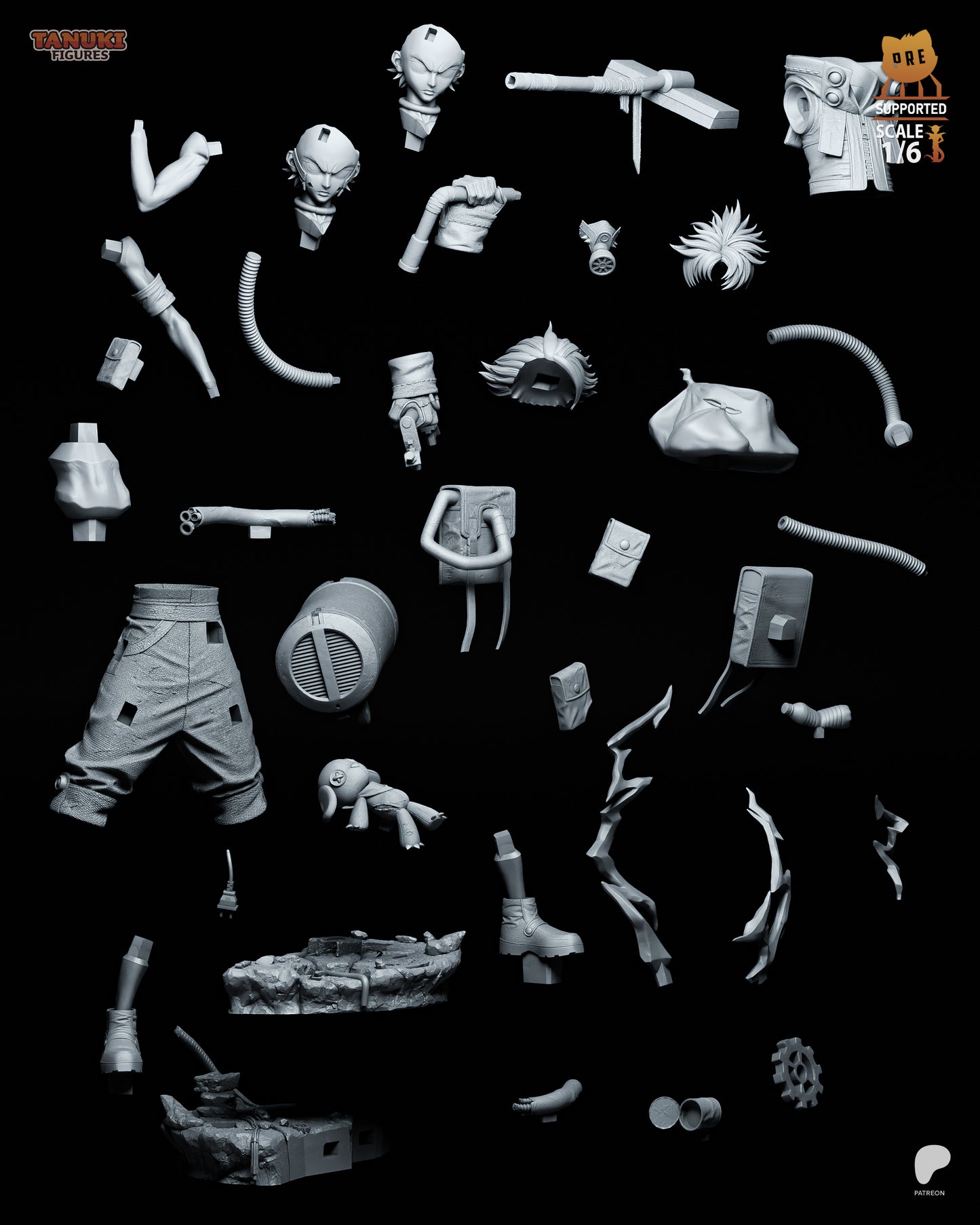 Rudo | Gachiakuta | Handcrafted Figure