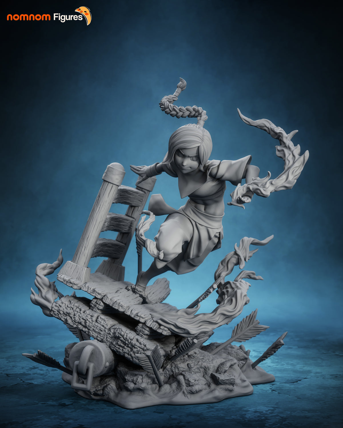 Acrobatic Fighter | Handcrafted Figure