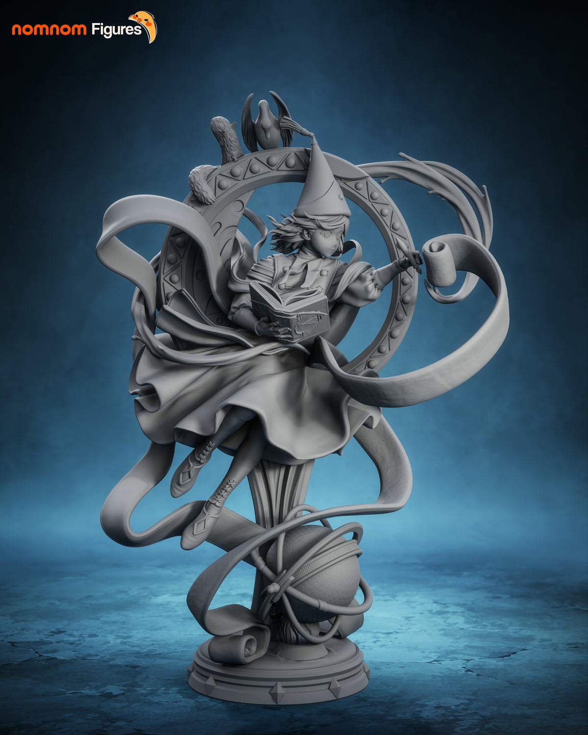 Young Apprentice Witch | Handcrafted Figure