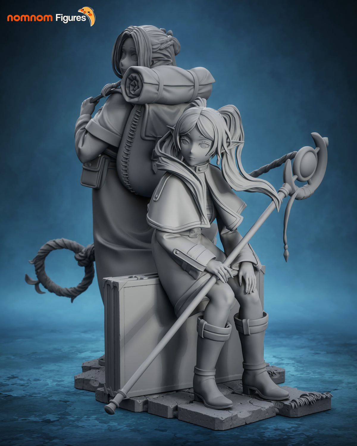 Blonde Mage & Elven Mage | Handcrafted Figure
