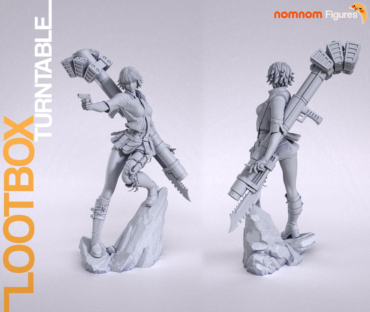 Crimson Gunslinger | Handcrafted Figure