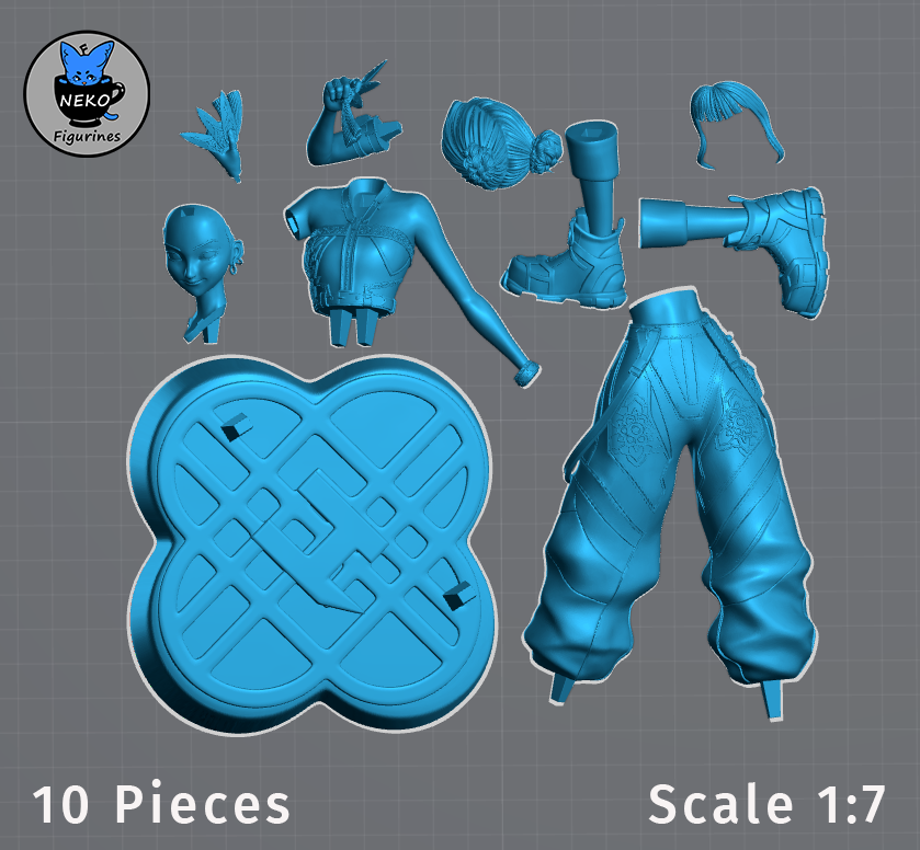 Zoey | Kpop Demon Hunters | Handcrafted Figure