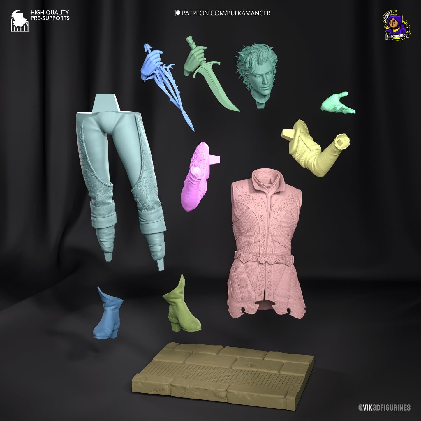 Astarion | Baldur’s Gate 3 | Handcrafted Figure