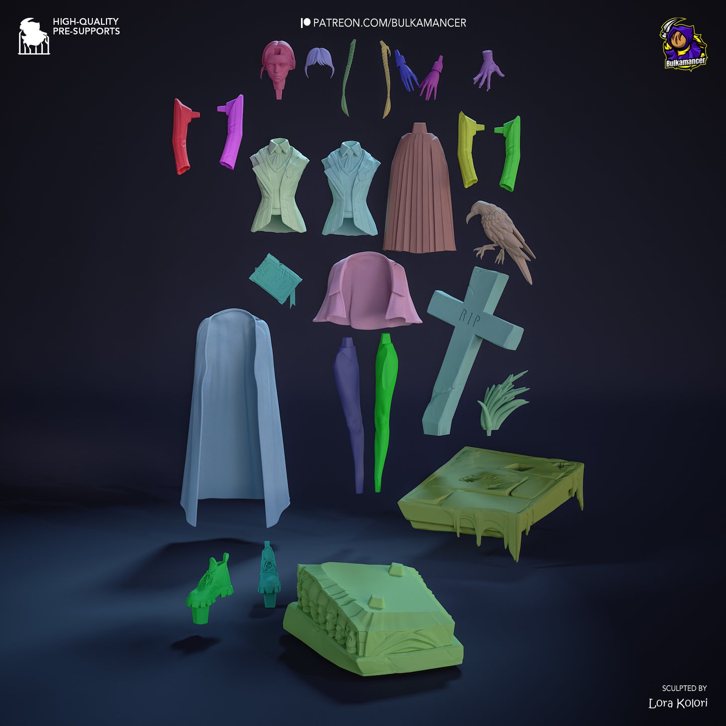 Wednesday | Wednesday series | Handcrafted Figure