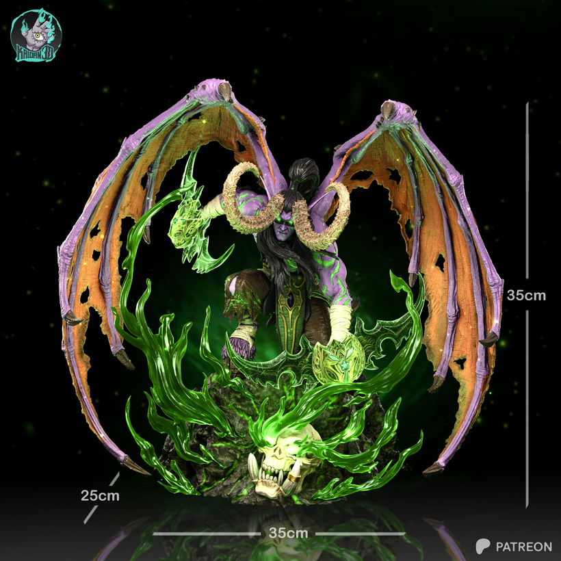 Illidan | World of Warcraft | Handcrafted Figure