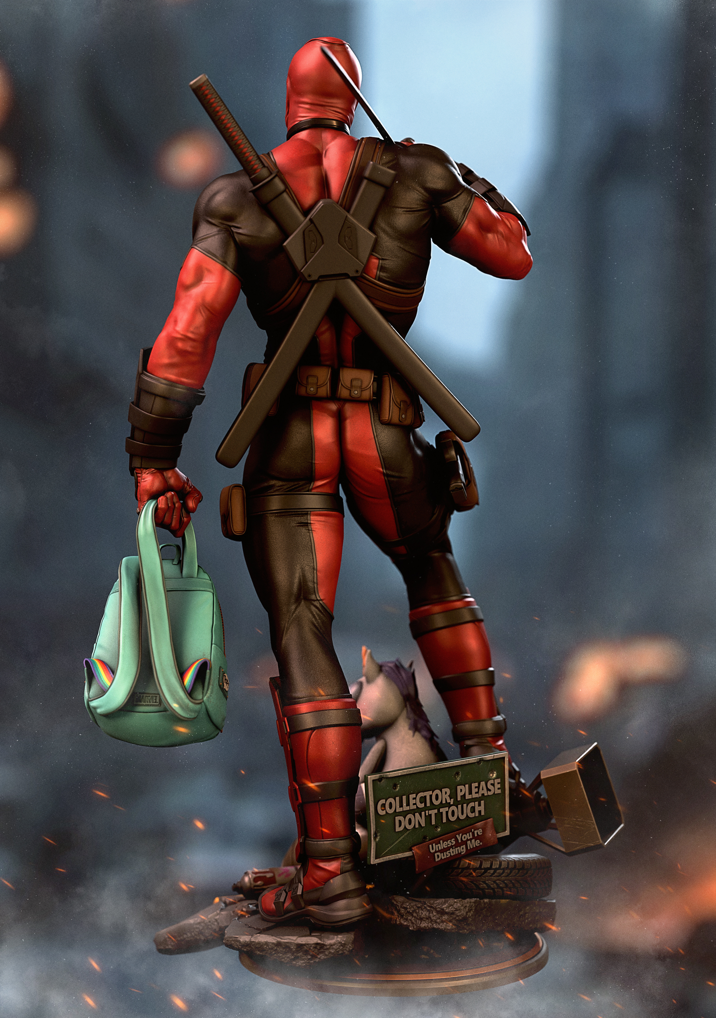 Masked Mercenary | Handcrafted Figure