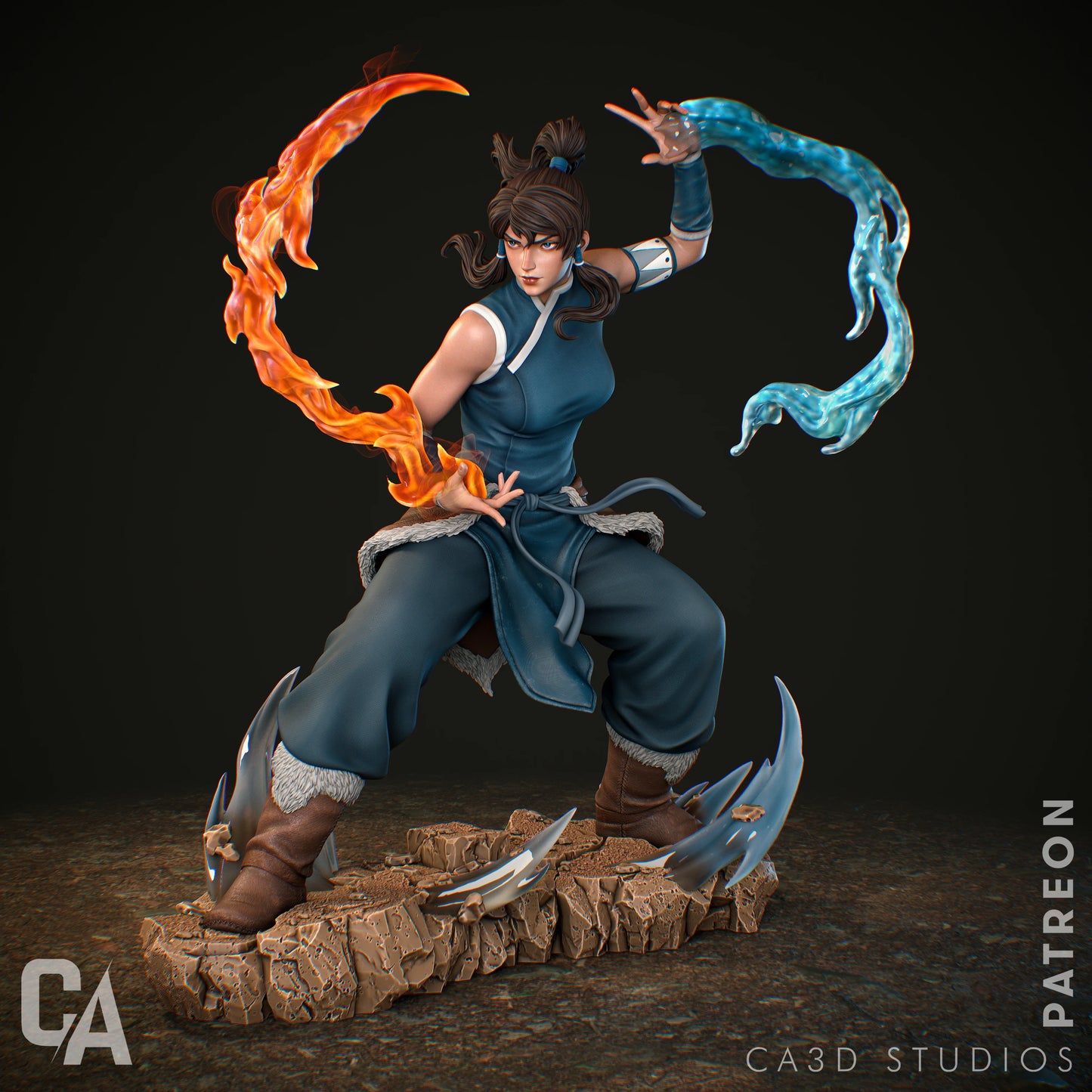 Water Avatar | Handcrafted Figure