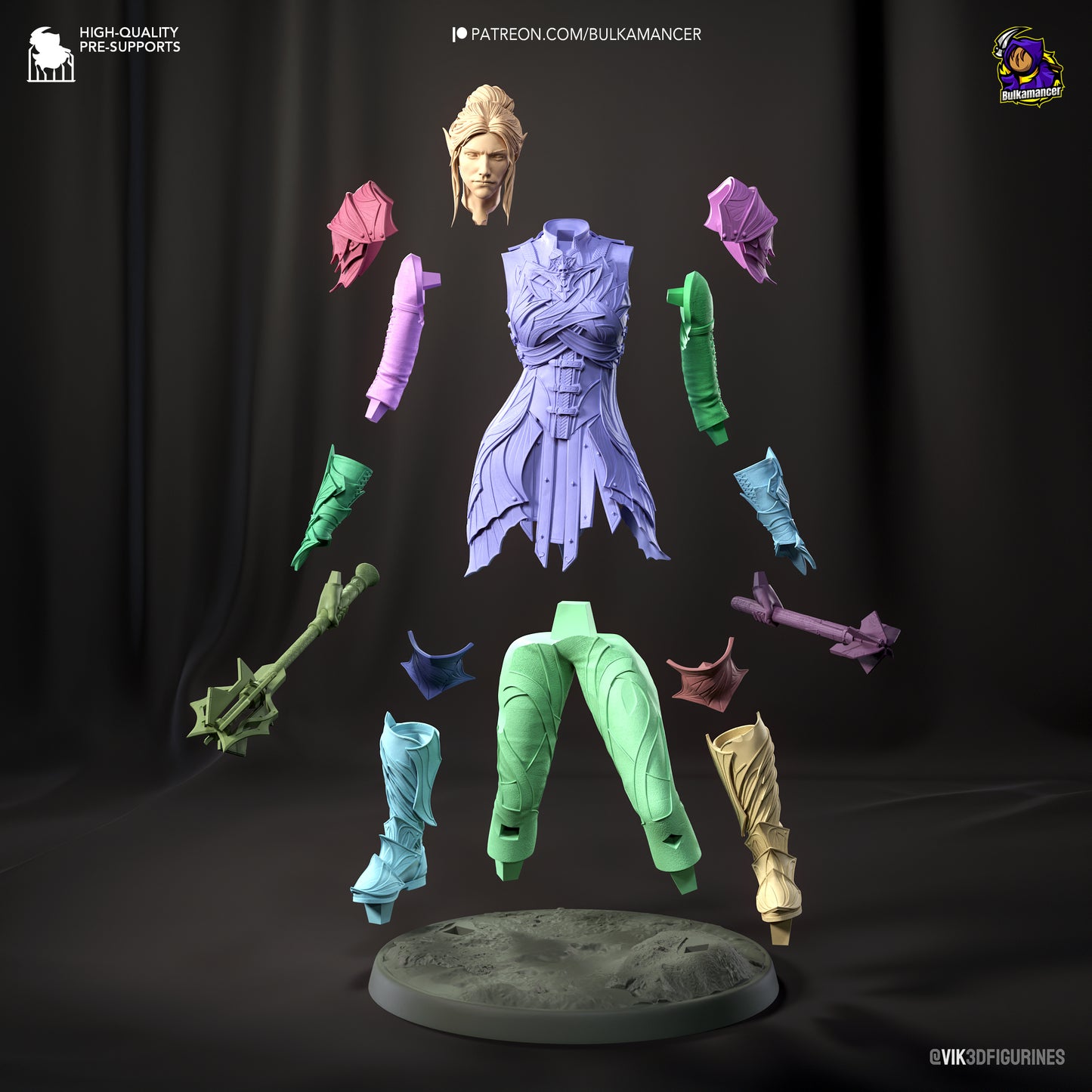 Minthara | Baldur’s Gate 3 | Handcrafted Figure