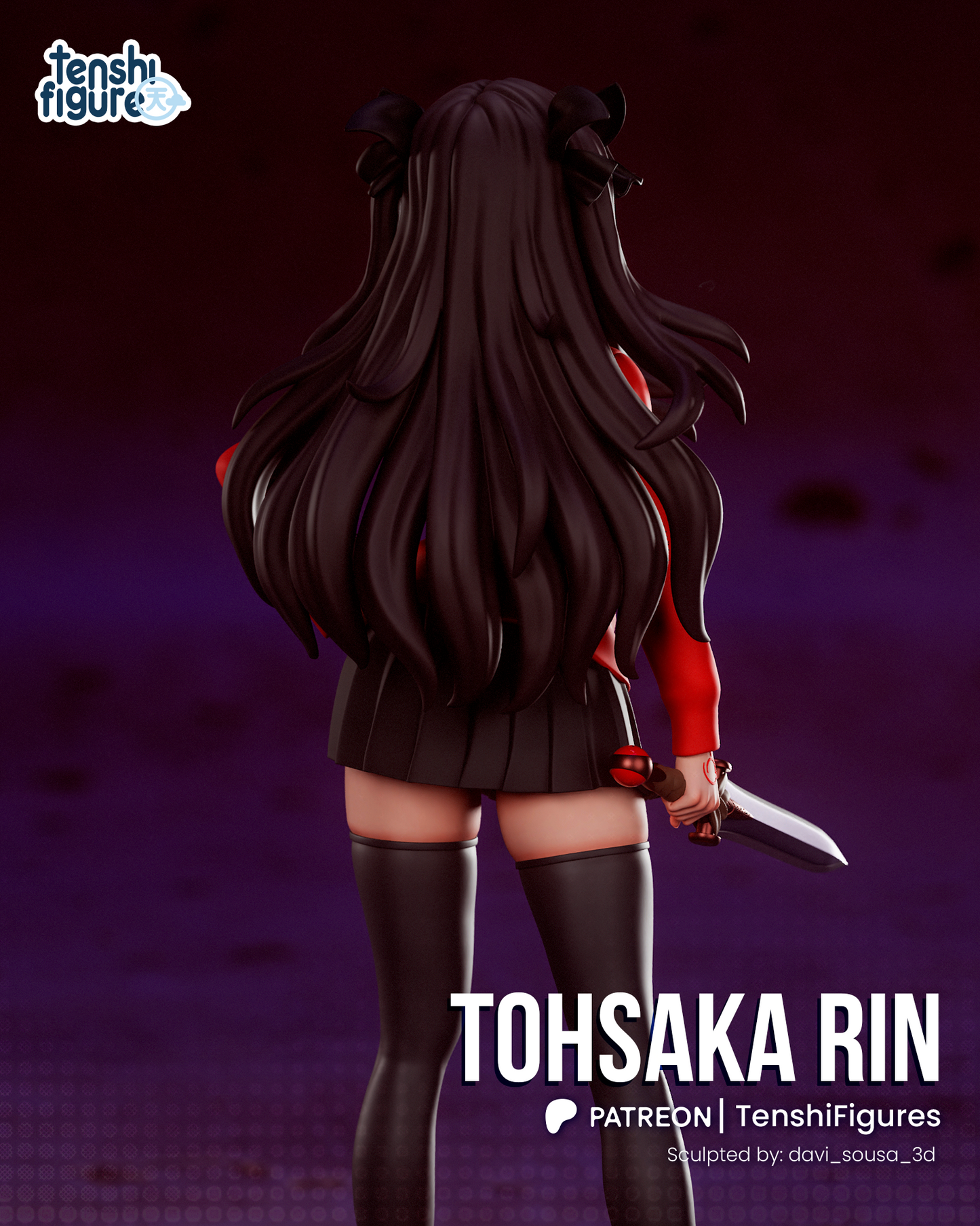 Tohsaka Rin | Fate Series | Handcrafted Figure