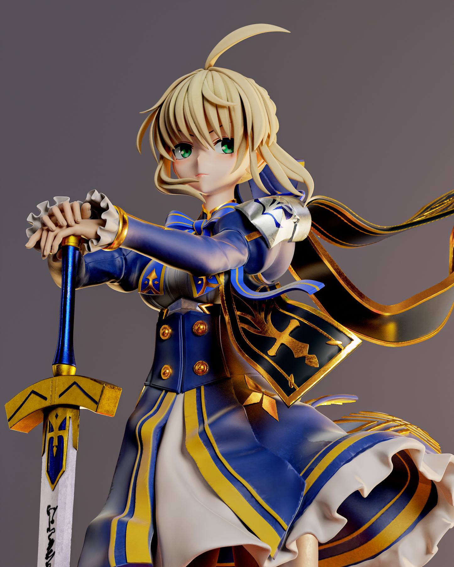 Saber | Honkai Star Rail | Handcrafted Figure