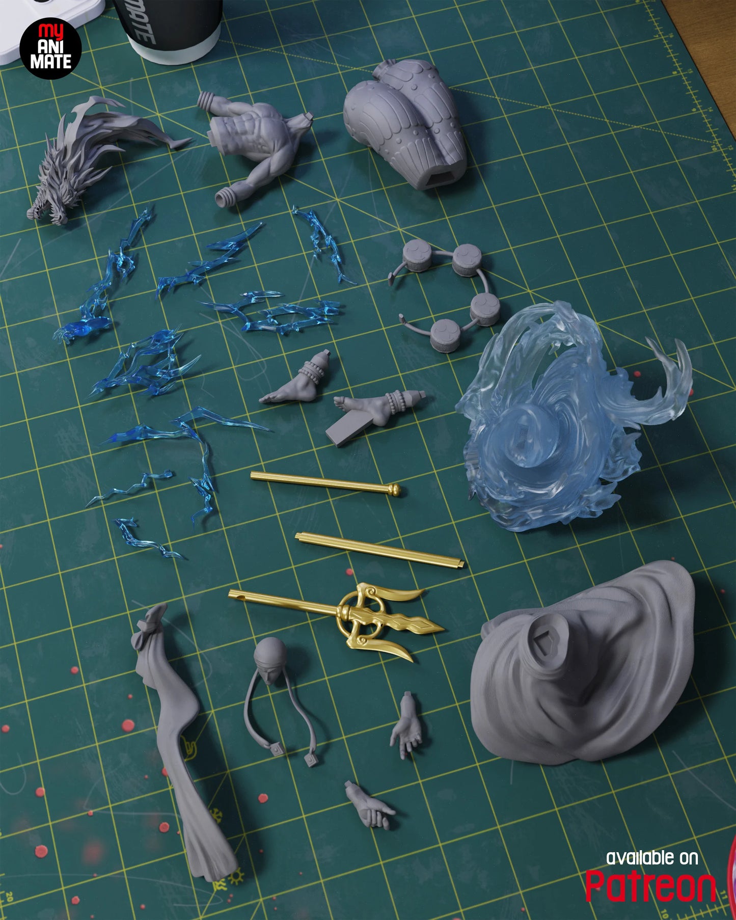 Thunder God Eneru | Handcrafted Figure