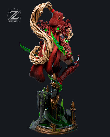 Scarlet Elf Rogue | Handcrafted Figure