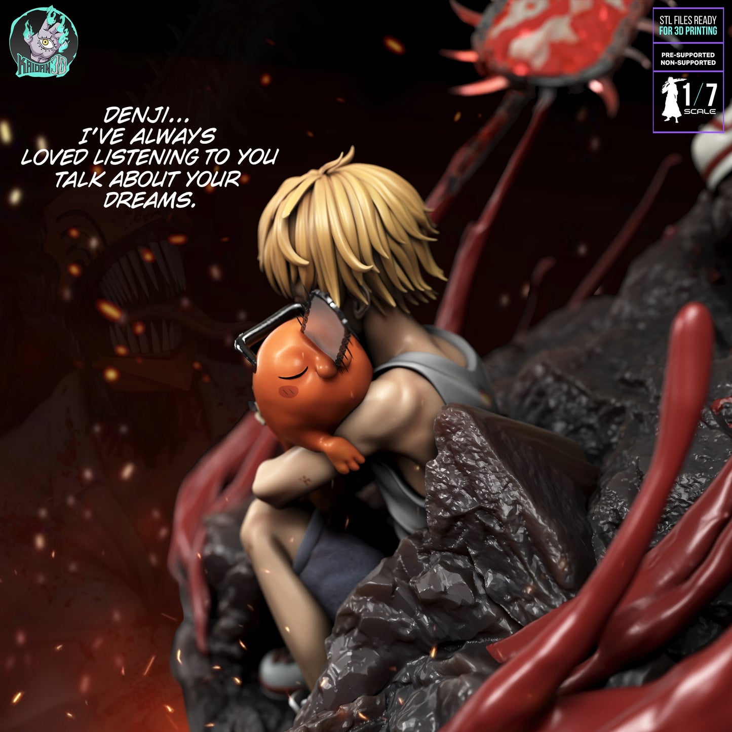 Heart of the Chainsaw | Chainsaw | Handcrafted Figure