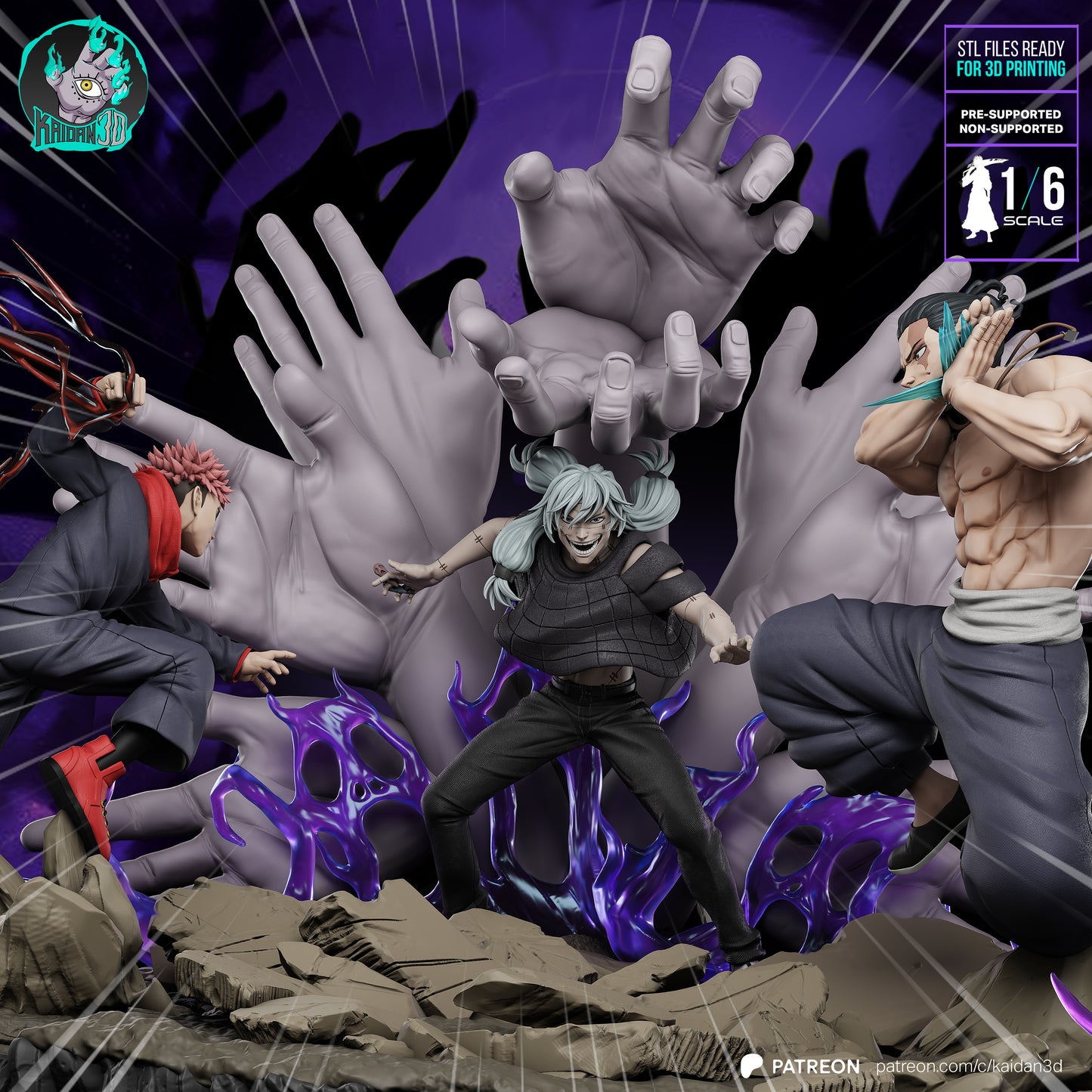 Yuji x Todo vs Mahito | Jujutsu Kaisen | Handcrafted Figure