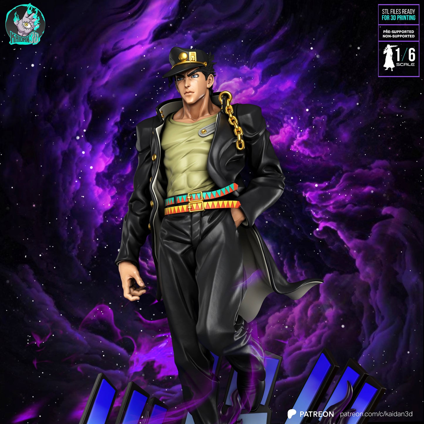 Jotaro Kujo | Jojo's Bizarre Adventure | Handcrafted Figure