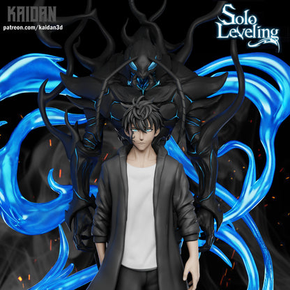 Sung Jin-Woo x Beru | Solo Leveling | Handcrafted Figure