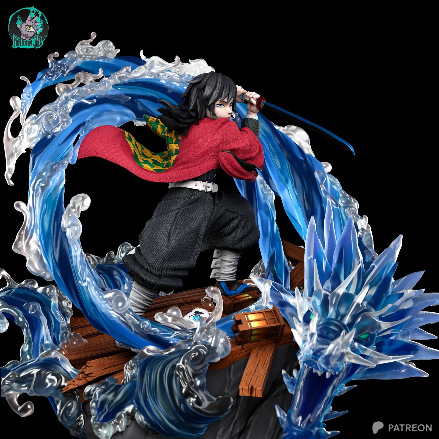 Giyu Tomioka | Demon Slayer | Handcrafted Figure