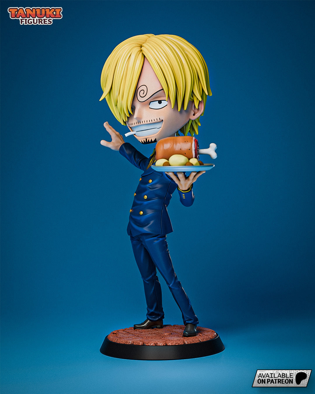 Stylish Chef Fighter | Handcrafted Figure