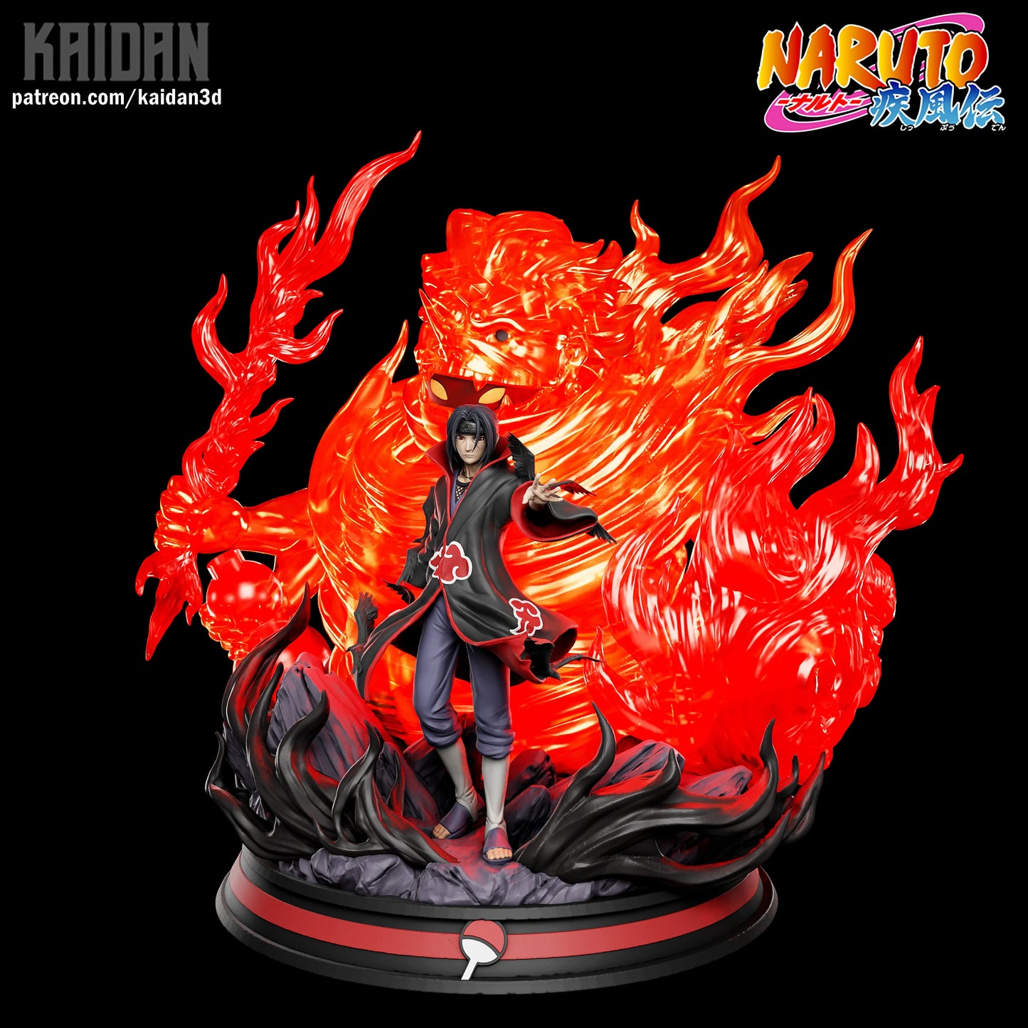 Divine Shield of the Cursed Eyes | Shinobi | Handcrafted Figure