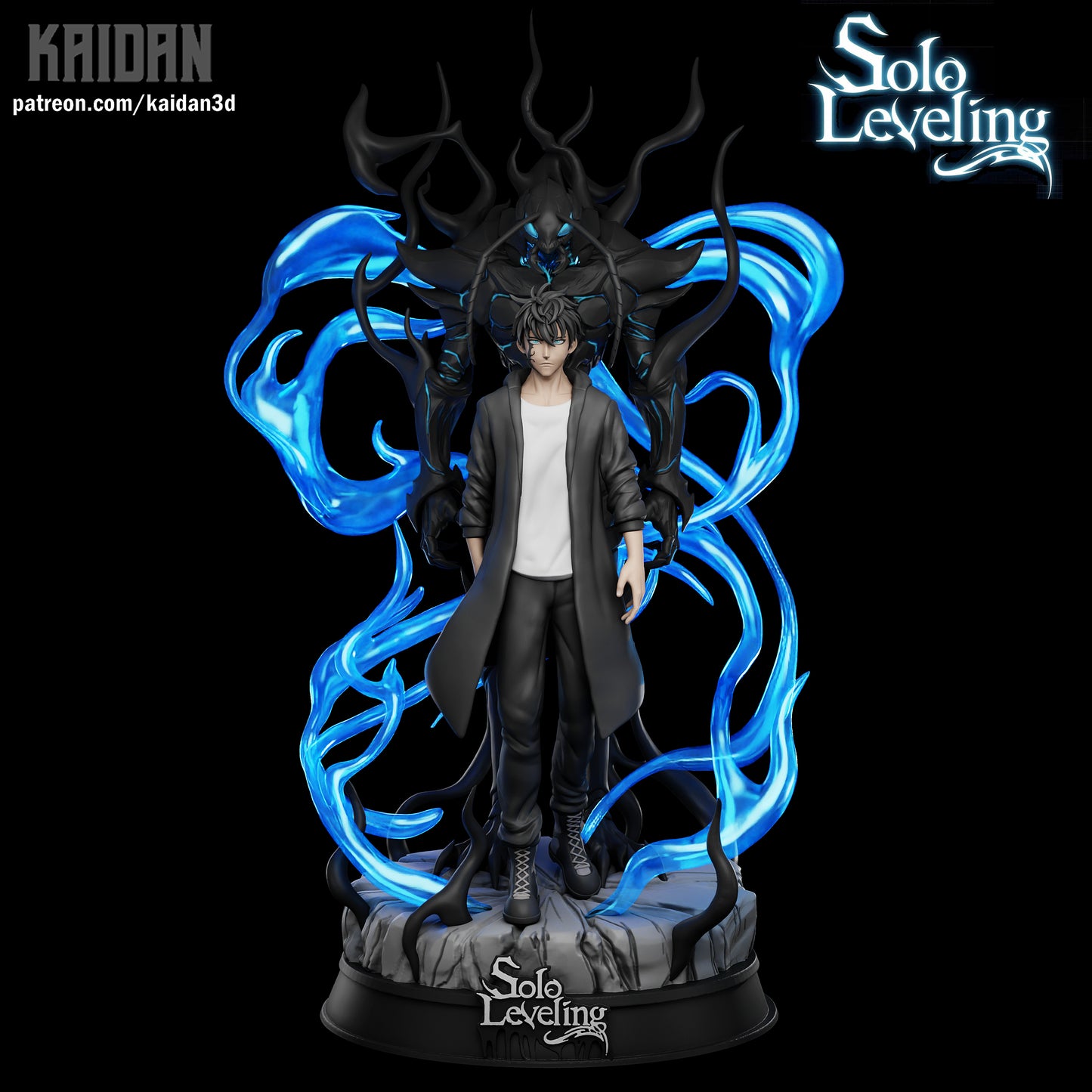 Sung Jin-Woo x Beru | Solo Leveling | Handcrafted Figure