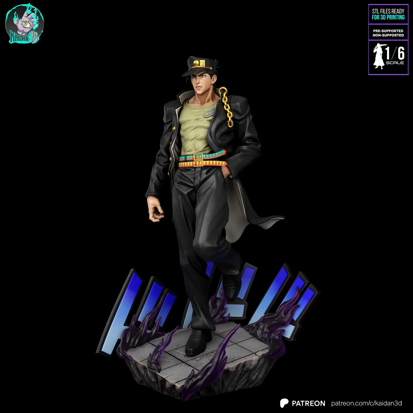 Jotaro Kujo | Jojo's Bizarre Adventure | Handcrafted Figure