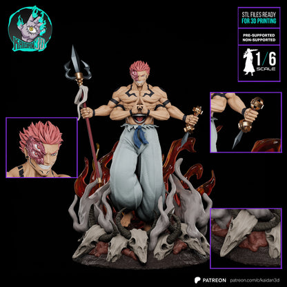 Ryomen Sukuna | Jujutsu Kaisen | Handcrafted Figure