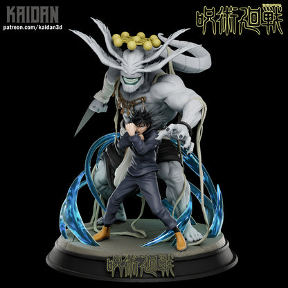 Megumi x Mahoraga | Jujutsu Kaisen | Handcrafted Figure